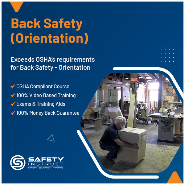 Back Safety - Orientation