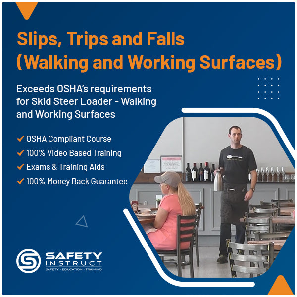 Slips, Trips and Falls - Walking and Working Surfaces